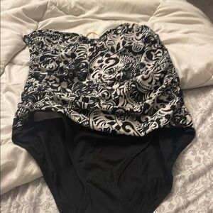 Ralph Lauren Black and White Swimwear